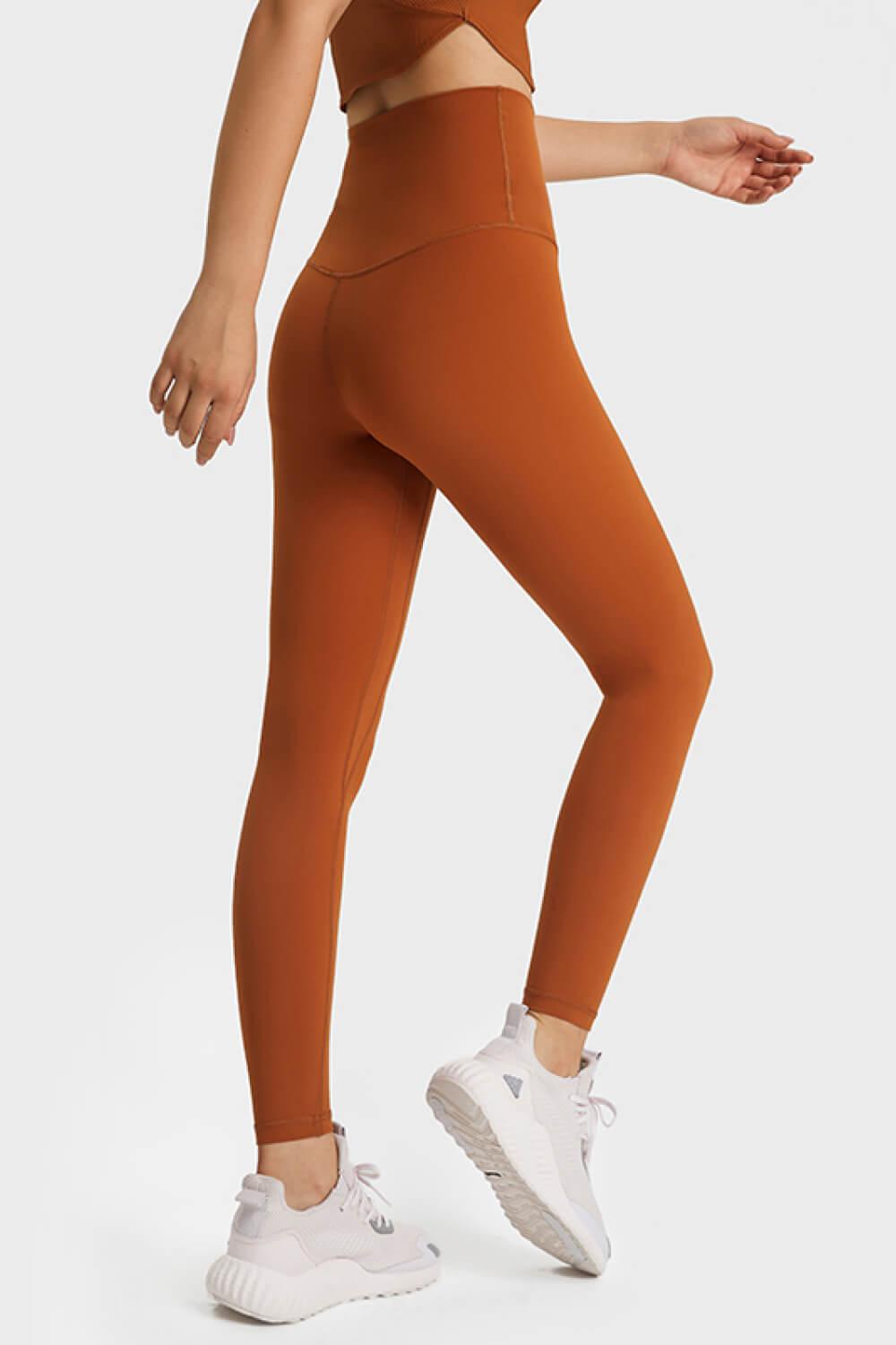 Skin Elastic Waistband Yoga Leggings