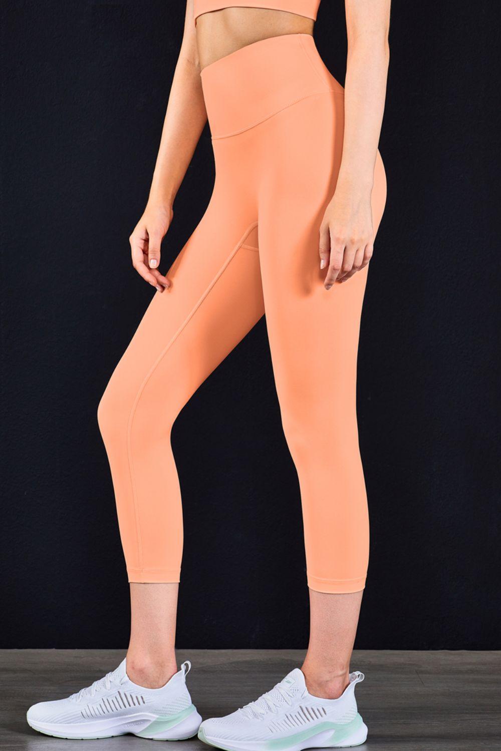 Skin Elastic Waistband Yoga Leggings