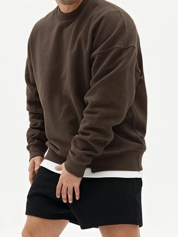 Solid Men's Crewneck Sweatshirt