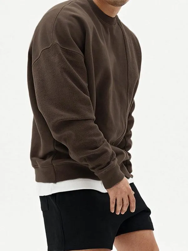 Solid Men's Crewneck Sweatshirt