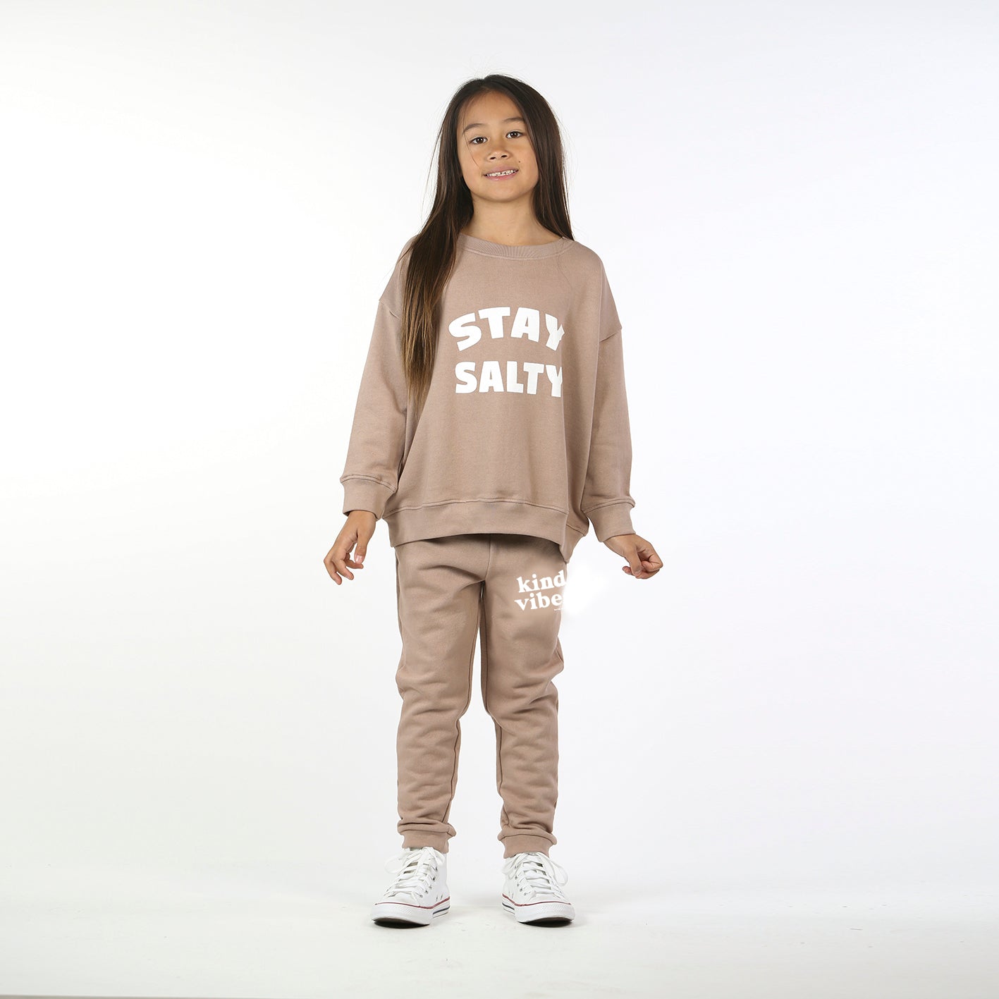 Stay Salty Crew - Taupe Hoodie