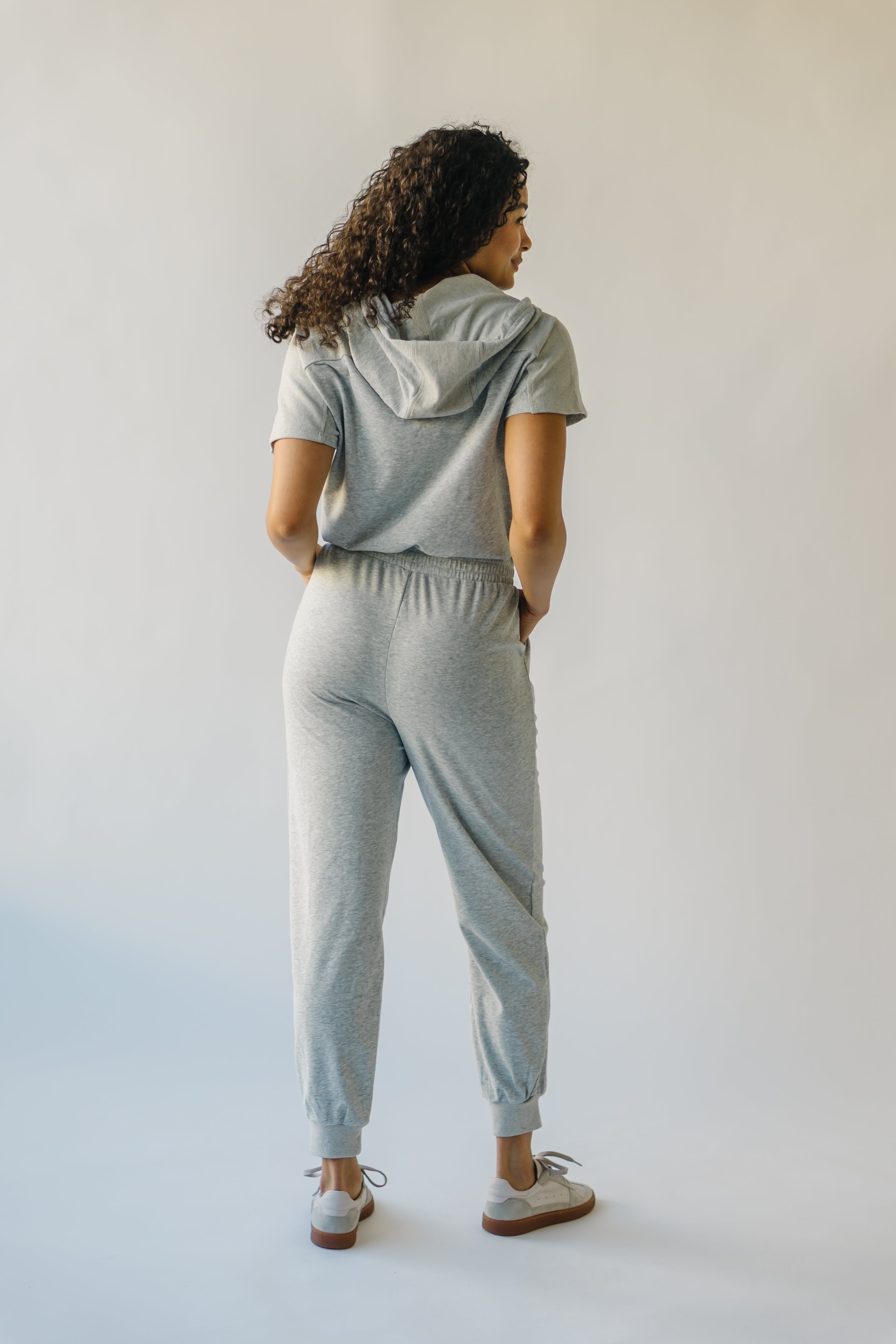 Sullins Hooded Jumpsuit Heather Grey