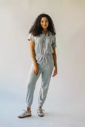 Sullins Hooded Jumpsuit Heather Grey