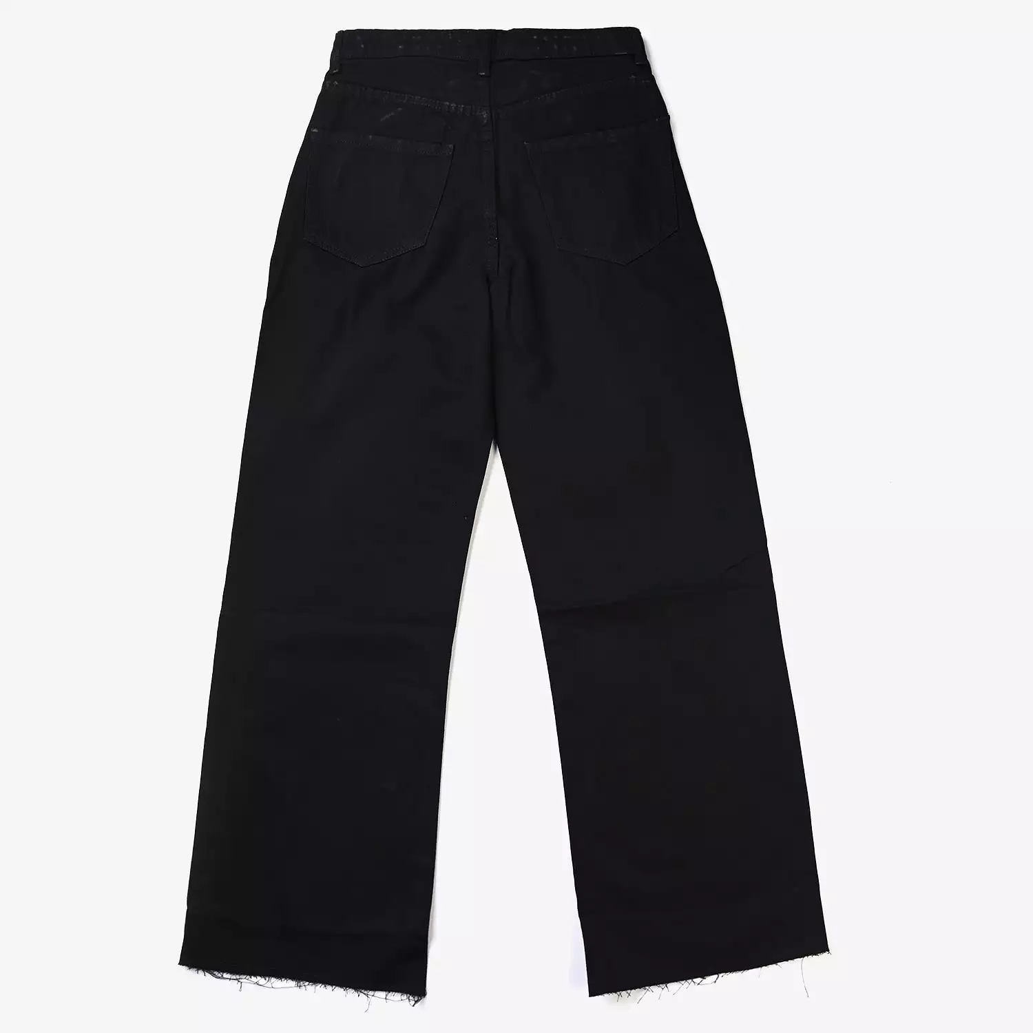 Teen Girls Black Denim Culotte Pant