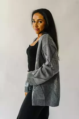 The Grey Leander Long Sleeve V-Neck Cardigan