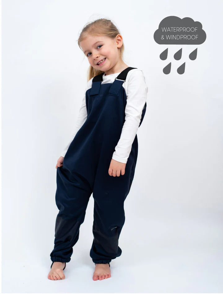 Therm All-Weather Fleece Overalls Navy Waterproof Windproof Eco