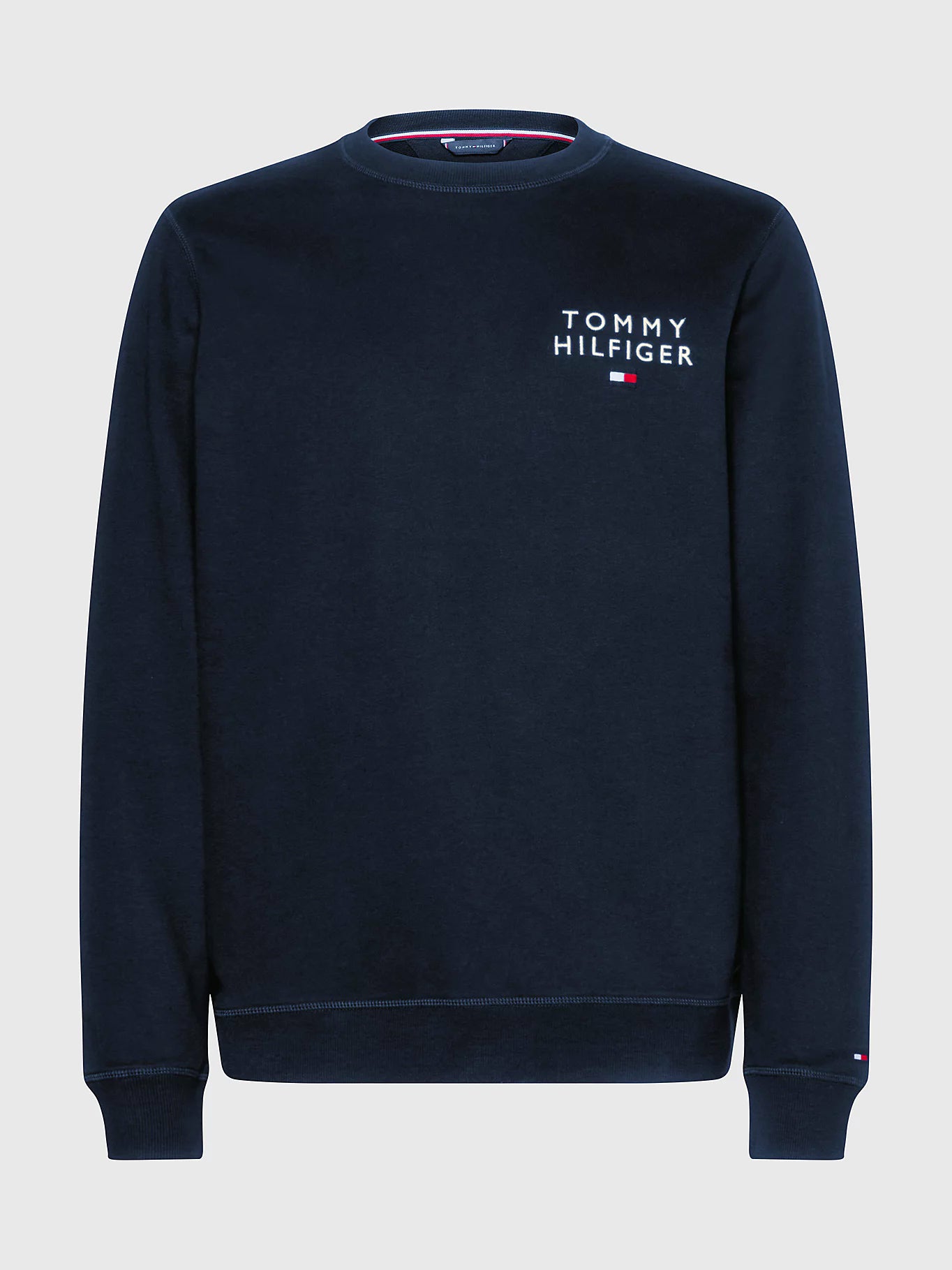 Tommy Hilfiger Men's Crew Neck Logo Sweatshirt - Lounge Style