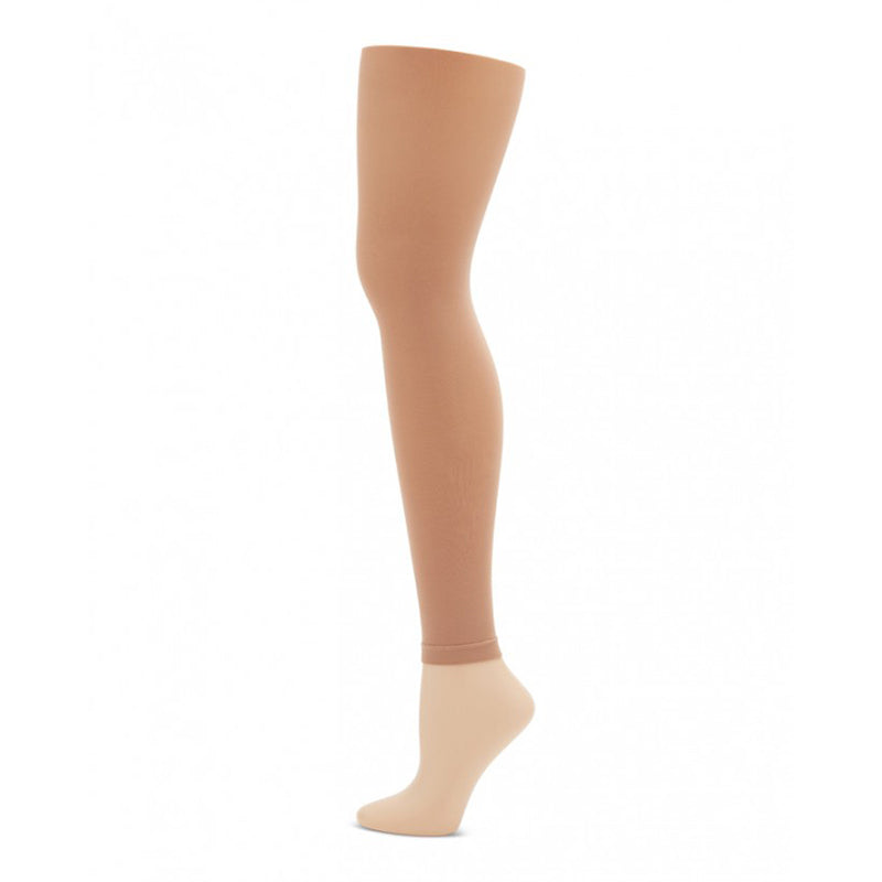 Ultra Soft Self Knit Waistband Footless Tights for Adults - Capezio