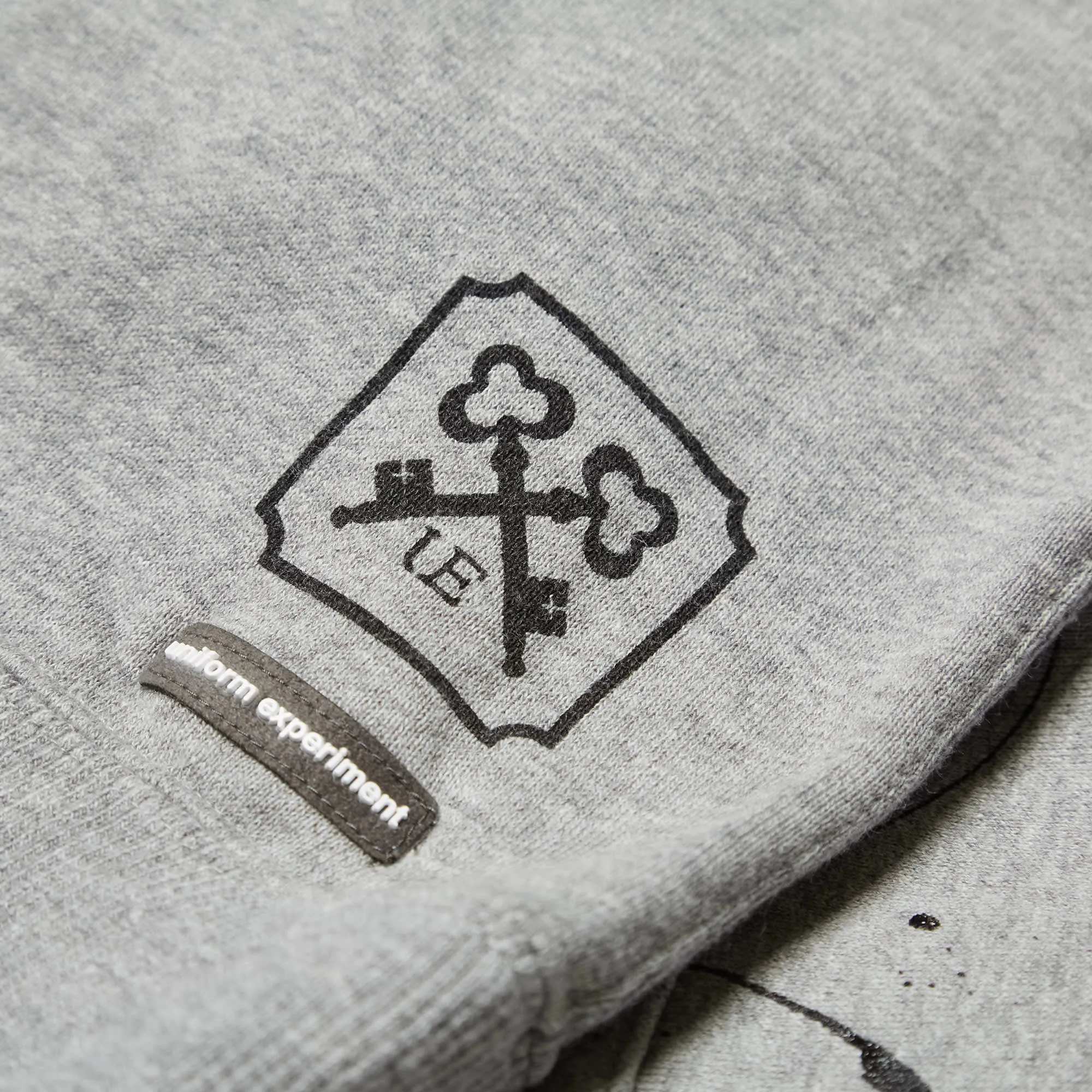 Uniform Experiment Grey Logo Hoodie