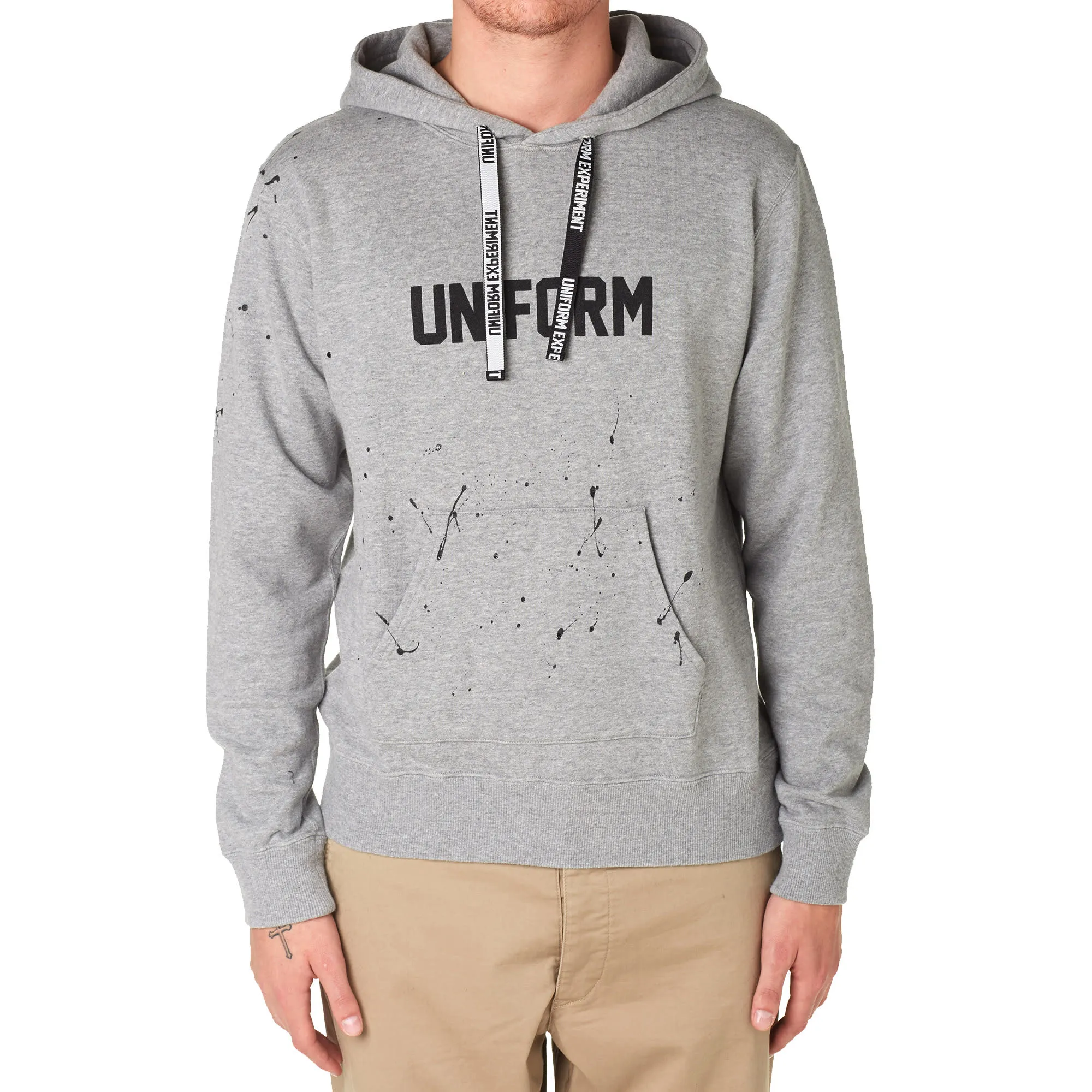 Uniform Experiment Grey Logo Hoodie