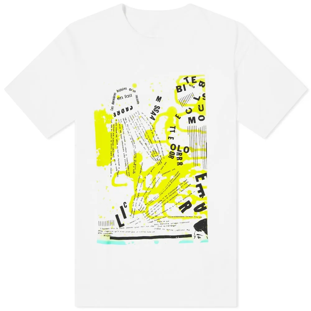 White Fin De Copenhague T-Shirt by Uniform Experiment