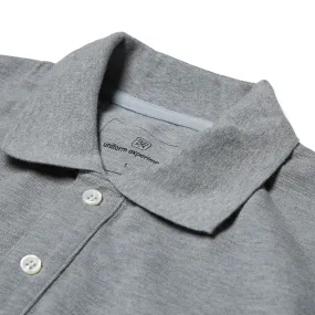 Uniform Experiment Skull Polo Shirt in Grey