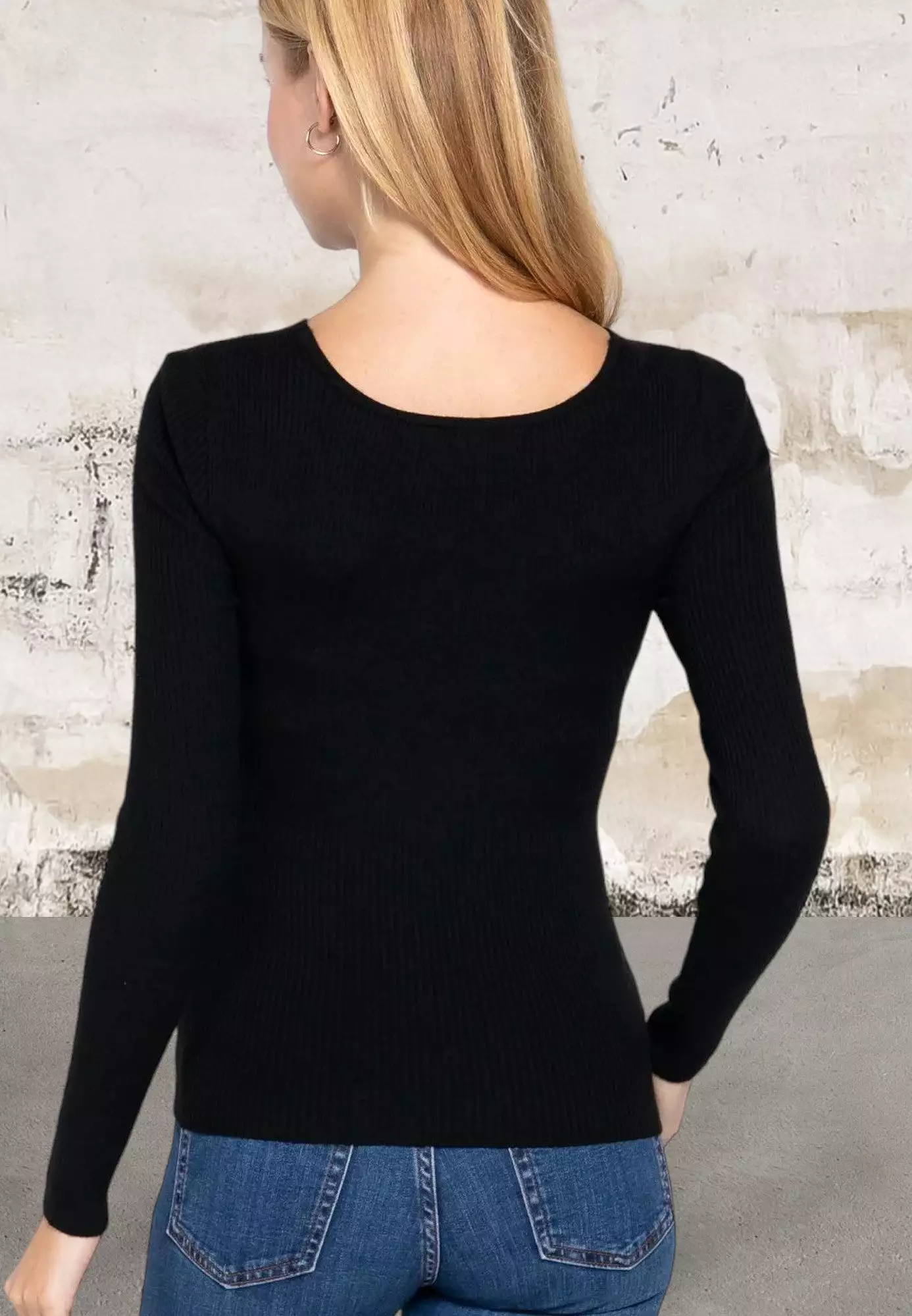 V-neck Knotted Sweater