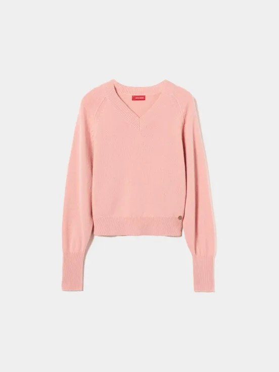 Wool V-neck Sweater - shop now