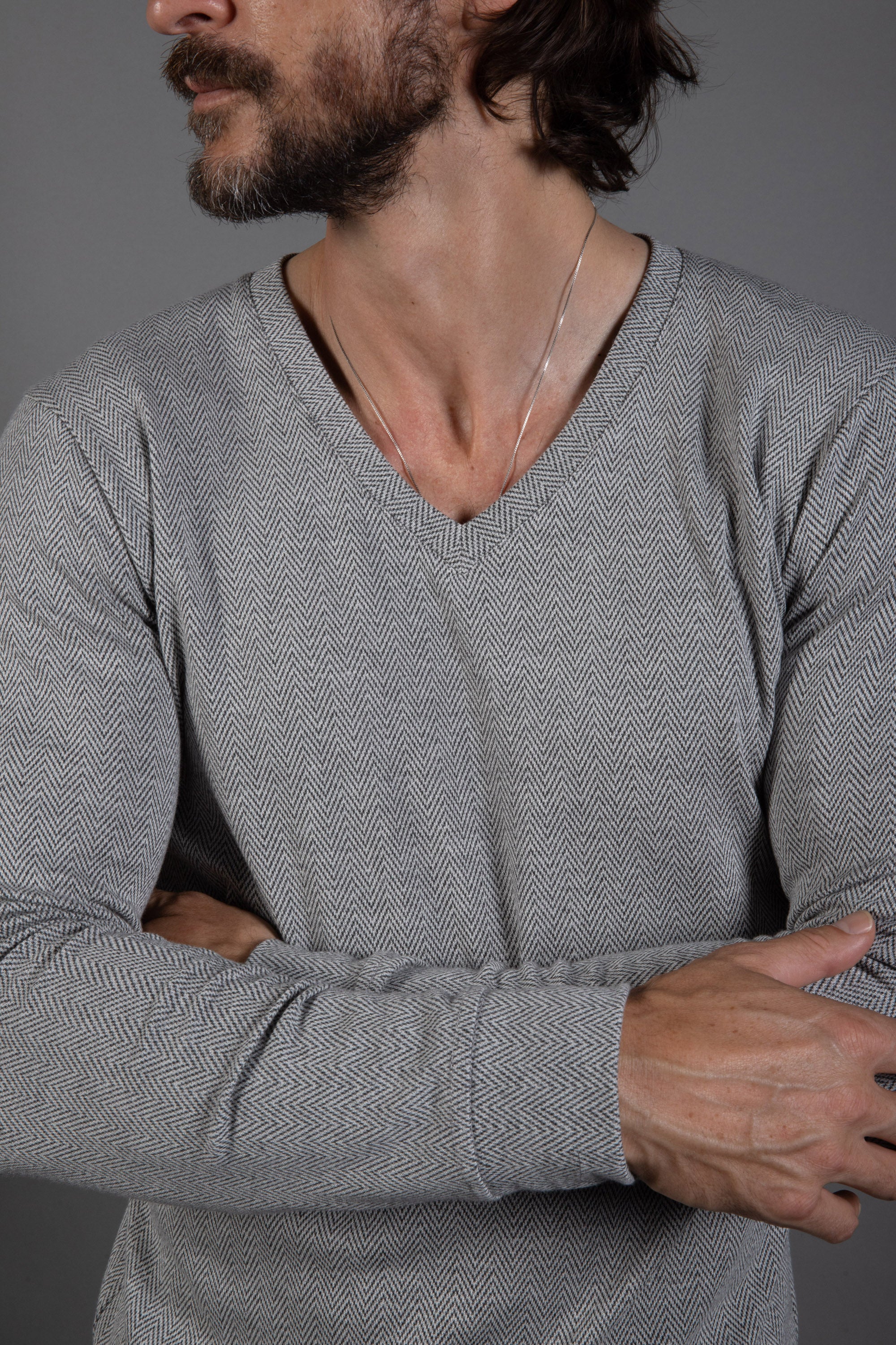 Westin Herringbone V-Neck Sweater - Google SEO Result: Classic V-Neck Sweater by Westin with Herringbone Pattern