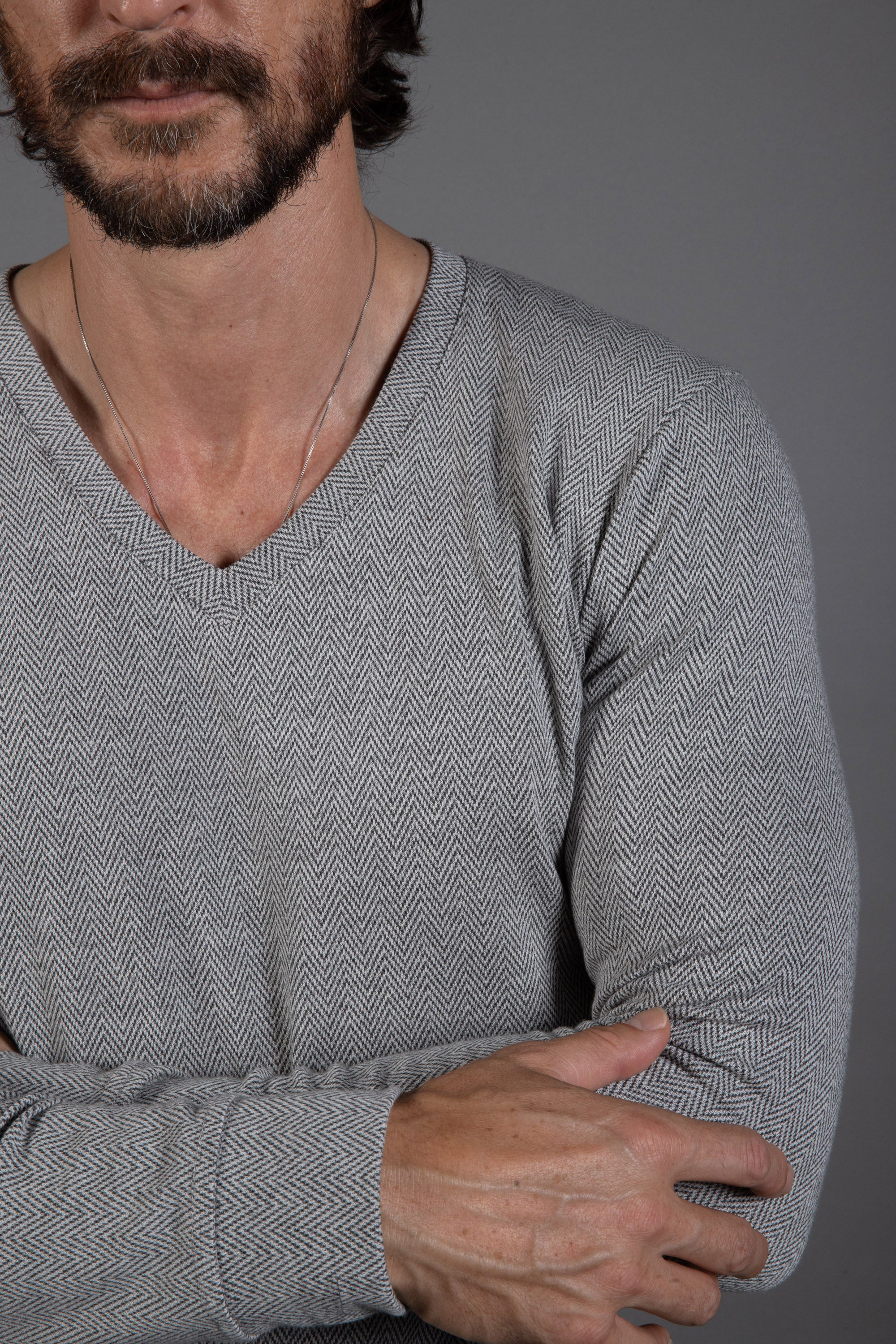 Westin Herringbone V-Neck Sweater - Google SEO Result: Classic V-Neck Sweater by Westin with Herringbone Pattern