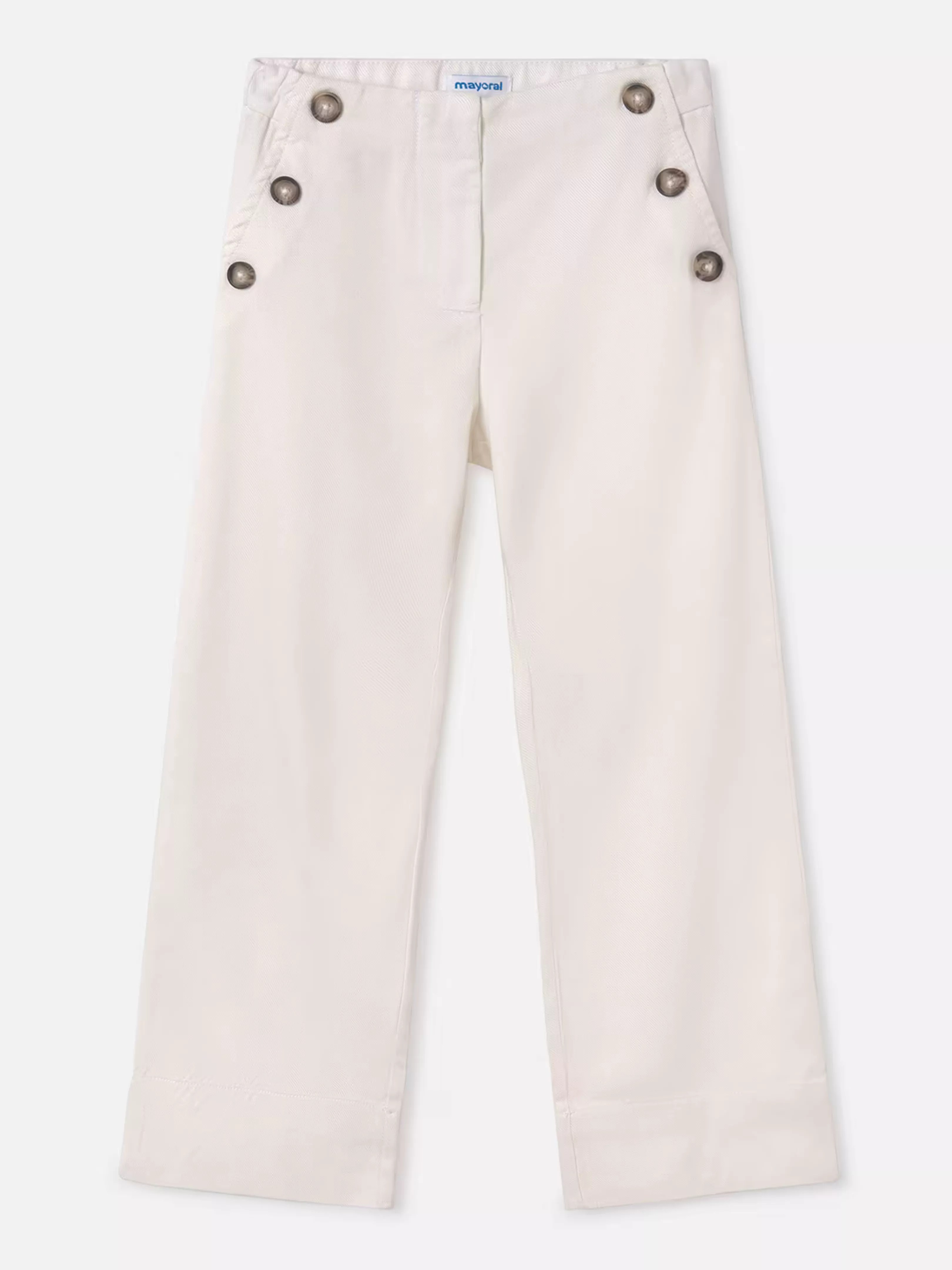 White Culotte Pants - Plus Size