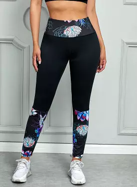 Wide Waistband Active Leggings