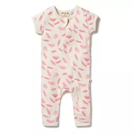 Wilson & Frenchy Organic Zipsuit Billie Fleur Newborn