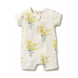 Wilson & Frenchy Organic Zipsuit - Little Blossom.